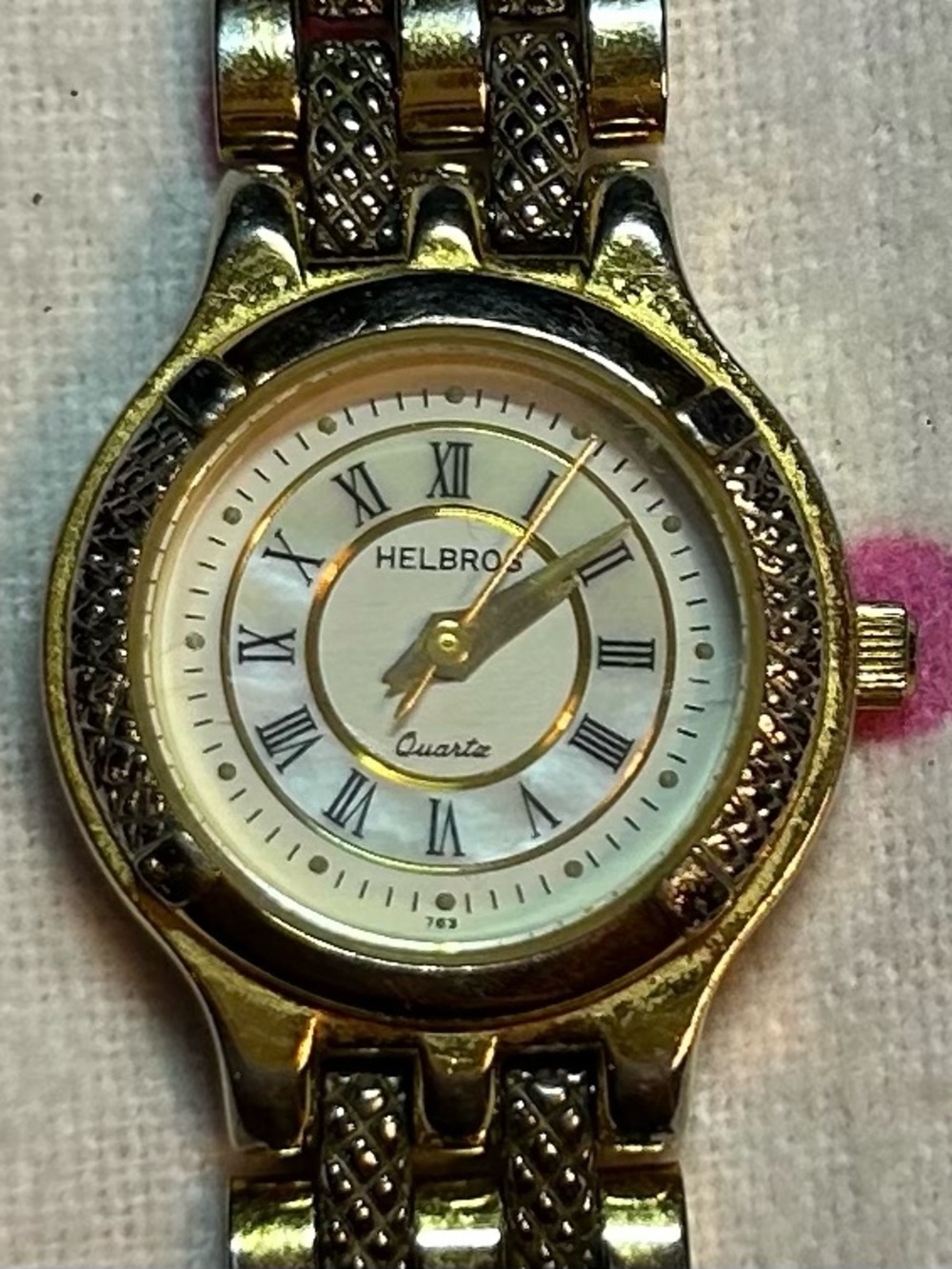 Gold Tone Women's Link Bracelet Watch